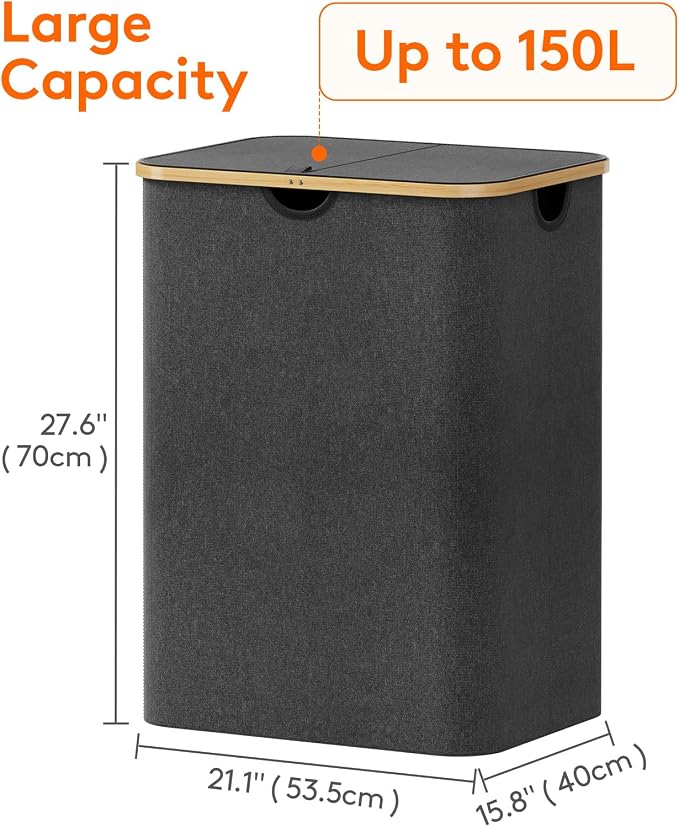 Lifewit 150L Laundry Basket - Image 4