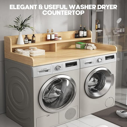 2-Tier Washer and Dryer Countertop, 2.75" H Guard, Large Space Laundry Topper - Image 6