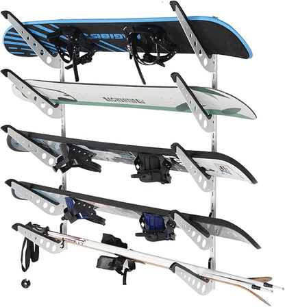 Snowboard Wall Racks, Adjustable Storage Rack by JUSTOOP