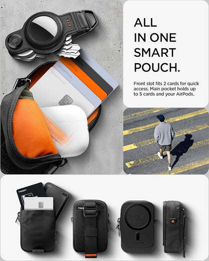 Spigen for MagSafe Wallet Magnetic Pouch Organizer RFID Blocking EDC SSD Card - Image 4