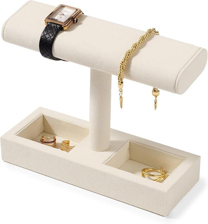 Oirlv Microfiber T-Bar Watch Display Stand Jewelry Display Props Jewelry by Oirlv
