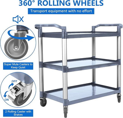 3-Tier Heavy Duty Utility Cart - Image 4
