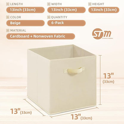 STORAGE MANIAC Storage Cubes, 13 Inch Collapsible Storage Bins - Image 4