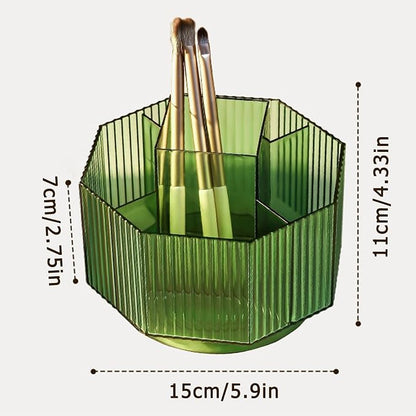 LINFIDITE 360°Rotating Makeup Organizer Holder Cosmetic Display Case Clear - Image 5
