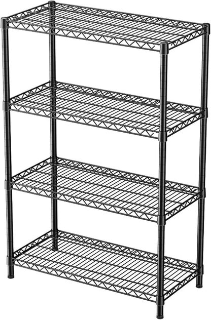 4 Tier Heavy Duty Shelves Adjustable Storage Shelf Organizer Metal Garage Wire - Image 7