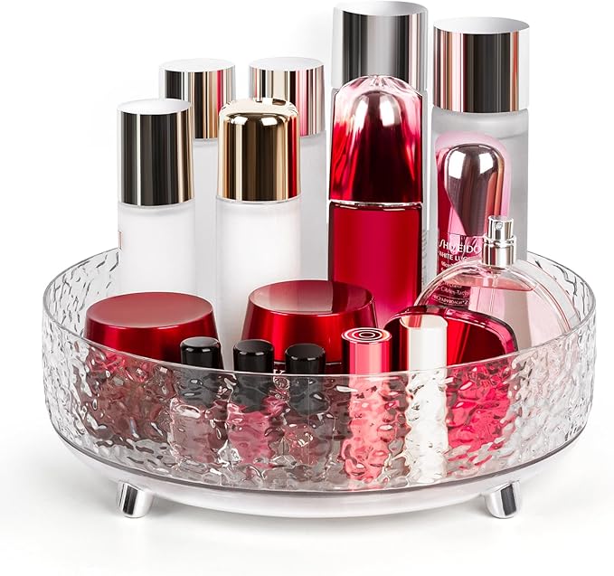 CECOLIC 360° Rotating Makeup Organizer, Spinning Skincare Cosmetics Storage by CECOLIC