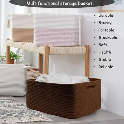 COMFY-HOMI 2 pcs Large Storage Baskets - Image 5