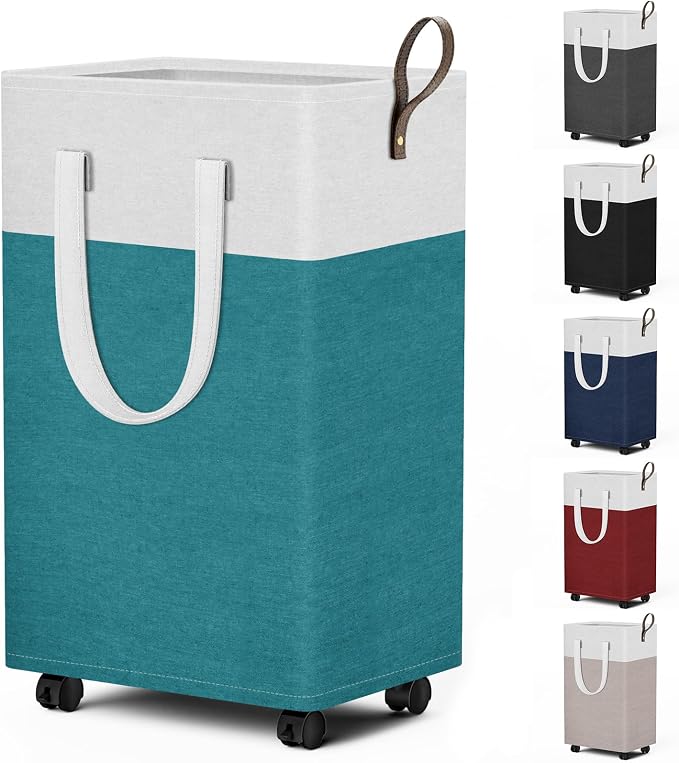 HomeHacks 75L Rolling Laundry Basket by HomeHacks