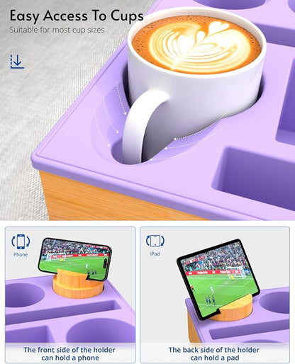 Couch Cup Holder Tray - Image 3