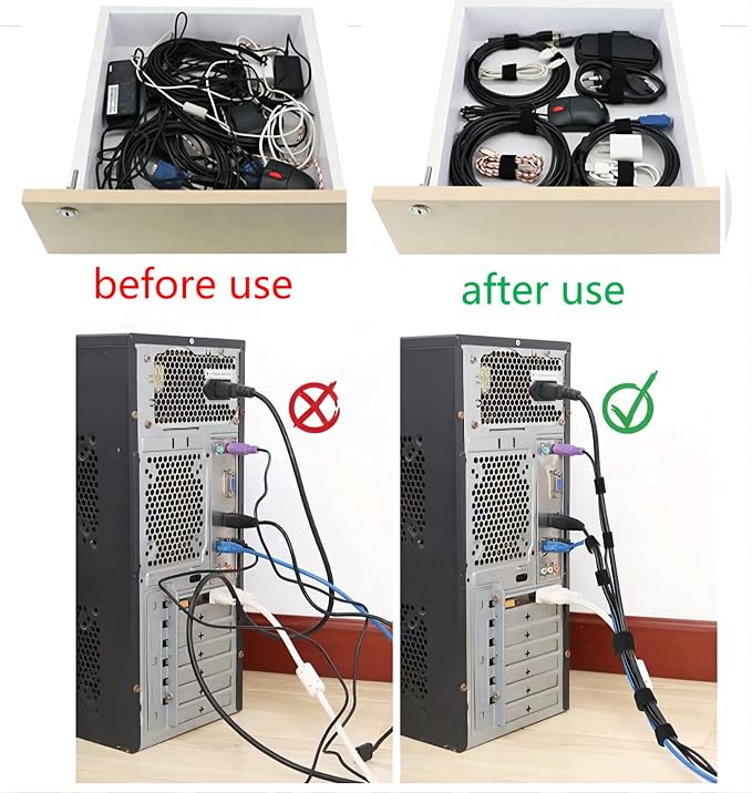 54 Yards x 1/2 Inch Reusable Cable Ties - Image 5