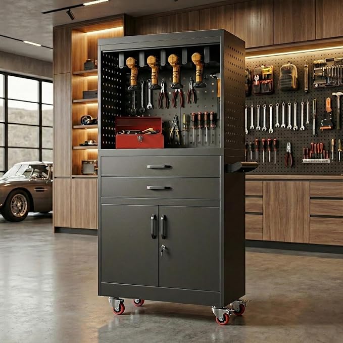 Professional Mobile Tool Cart - Image 2