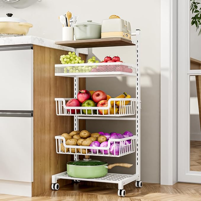 HapiRm Fruit Basket Kitchen Cart by HapiRm