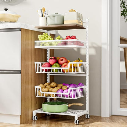 HapiRm Fruit Basket Kitchen Cart by HapiRm