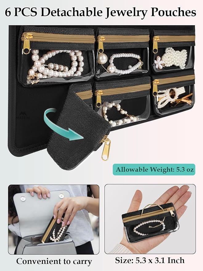MATEIN Over the Door Jewelry Organizer - Image 3