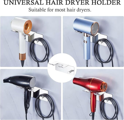 Hair Dryer Holder Wall Mount, Blow Dryer Holder - Image 6