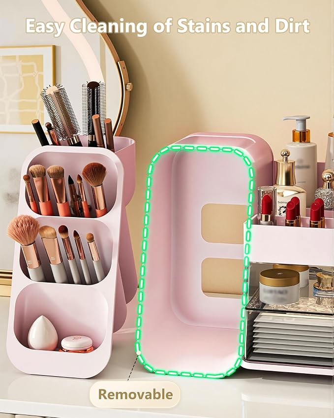Makeup Organizer with Drawers, Skincare Organizer, Storage Box Cosmetic Display - Image 2