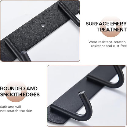 Magnetic Utensil Holder For Fridge, Heavy Duty Magnetic Coat Rack For Metal Door - Image 3