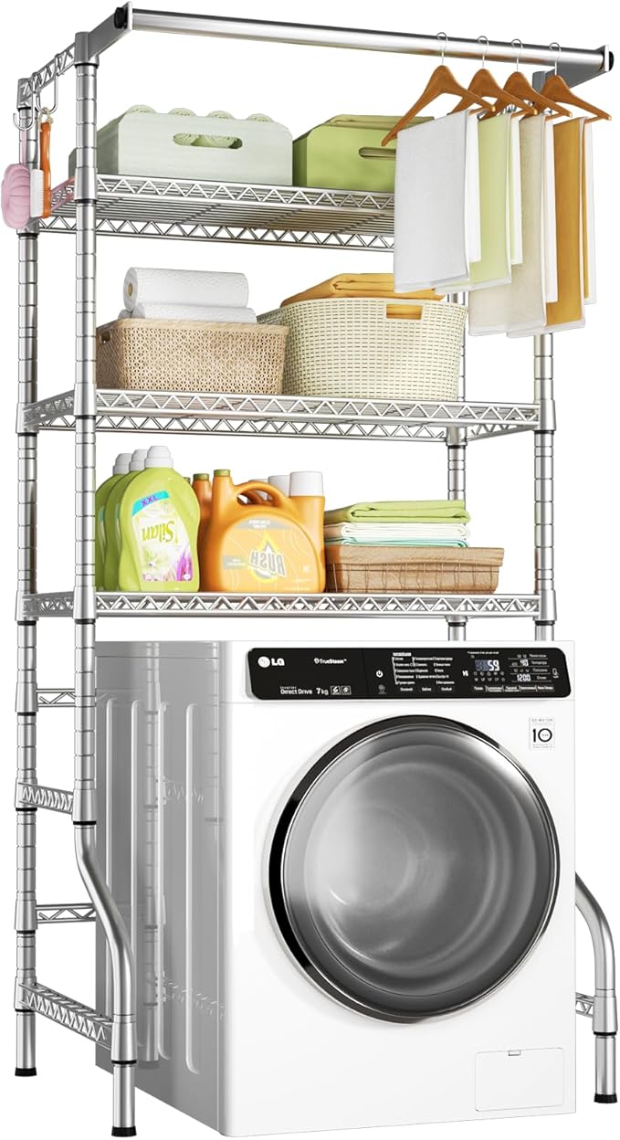 Ulif U11 Over Washer and Dryer Shelves, 3 Tiers Laundry Room Storage and by Ulif