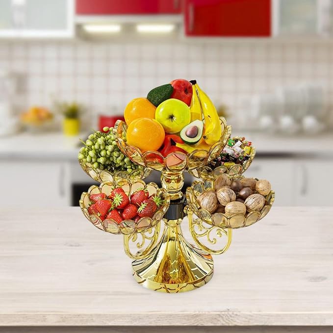 Generic Rotating Snack Serving Tray Dried Fruit Organizer Plate Fruit Bowl - Image 5