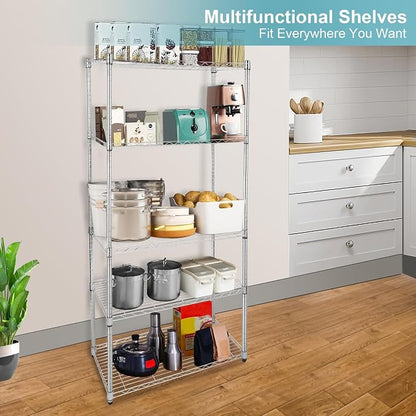Whitmor 5 Tier Storage Shelves, Heavy Duty - Image 2