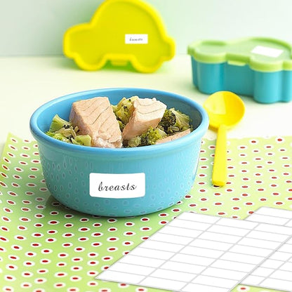 Removable Freezer Labels, Date Label 1x2 Inch Food Storage Stickers, Waterproof - Image 6