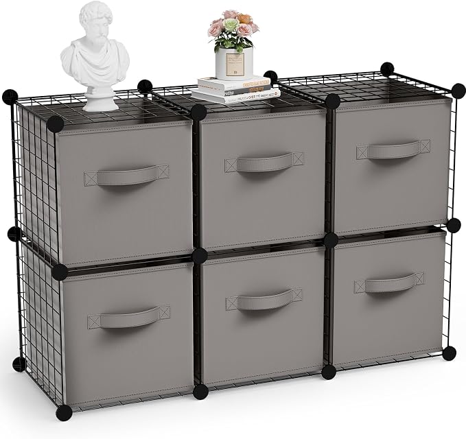 Leinuosen 6 Cube Storage Organizer by Leinuosen