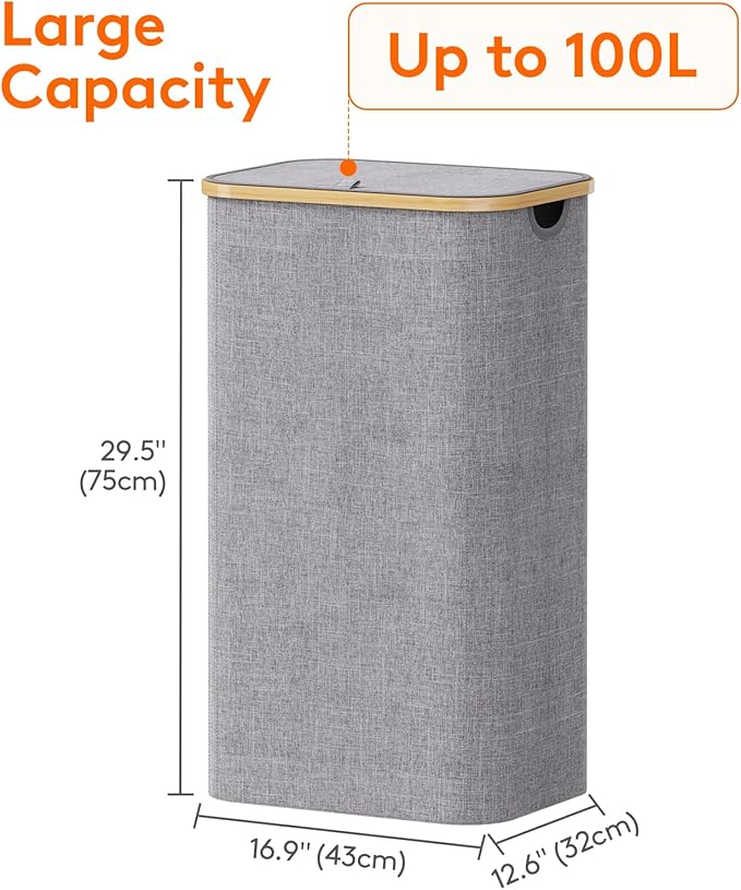 Lifewit 100L Laundry Basket - Image 4