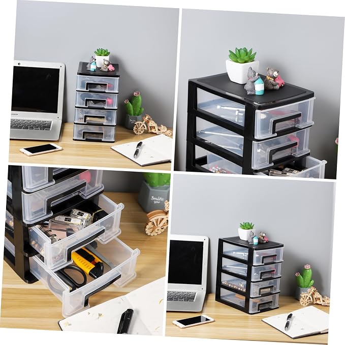 BESPORTBLE 4-Layer Plastic Drawer Storage Cabinet - Image 7