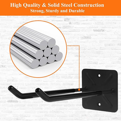 Steel Garage Storage Hooks Wall Tool Organizer, 14 Inch Garage Hook Heavy Duty - Image 6