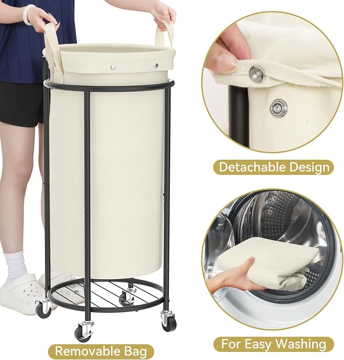 Chrislley 110L Laundry Hamper - Image 4