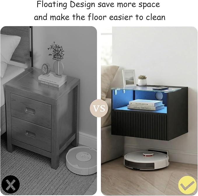 Arbuxzuy Floating Nightstand Set of 2 - Image 5