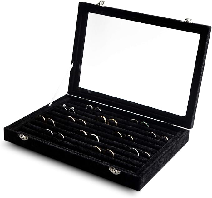 Frebeauty Rings/Earrings Organizer Tray by Frebeauty