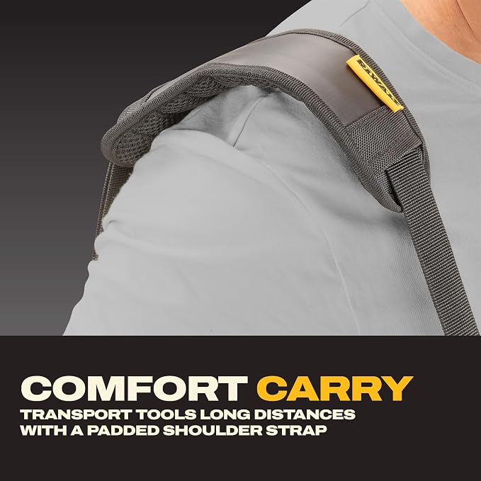 DEWALT Tool Bag, Water Resistant, Hard Bottom, Professional Tool Tote - Image 5