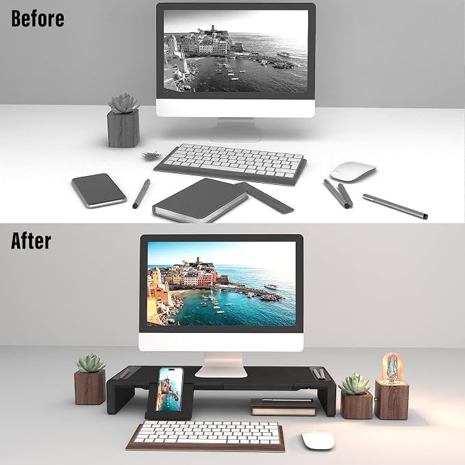 OImaster Adjustable Monitor Stand Riser - Image 7