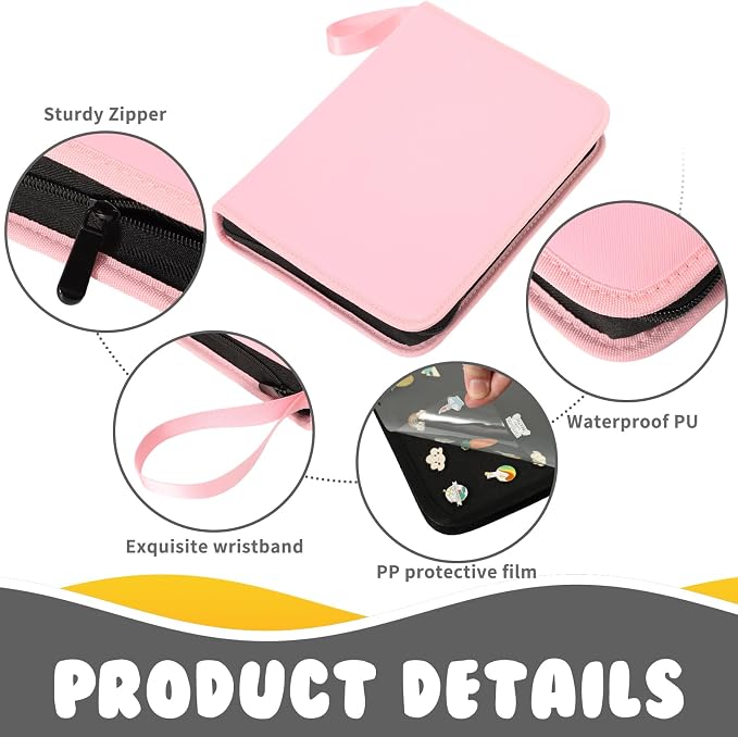 Enamel Pin Display Book, 6-Page Pin Trading Book, Portable Pin Bag and Pin Board - Image 2