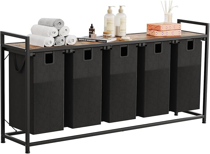 Laundry Basket Five Laundry Hamper by LIVEHOM