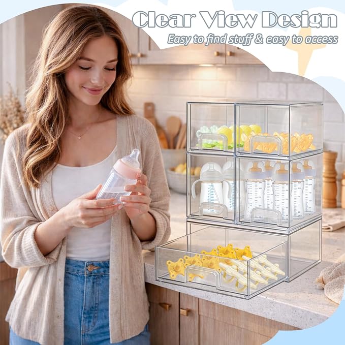 Baby Bottle Organizer with Hooks - Image 5