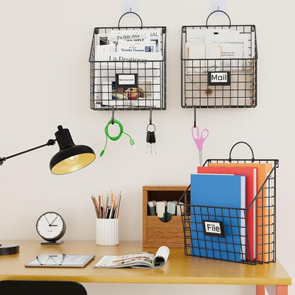 3 Packs Hanging Wall File Organizer - Image 4