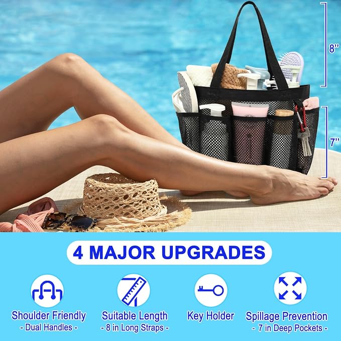 Fammart Mesh Shower Caddy Portable - Image 6