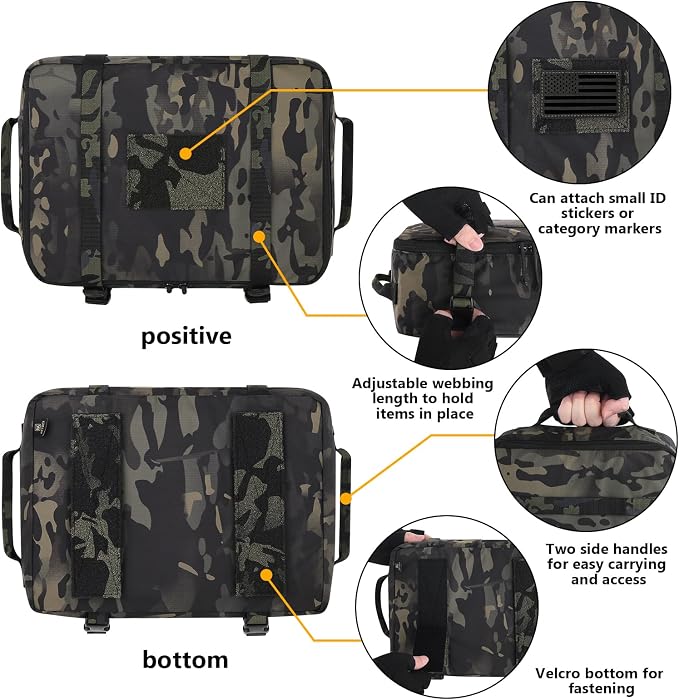 PETAC GEAR 4 PCS Tactical Modular Packing Cubes - Image 3