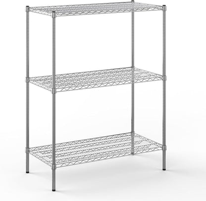 21" Deep x 42" Wide x 54" Height Wire Shelving Kit | 3-Tier | NSF Commercial by Regal+Altair