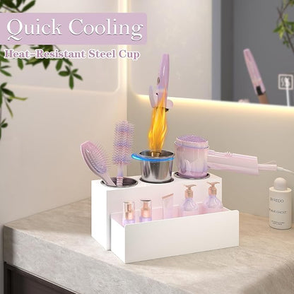 Hair Tool Organizer, Detachable Acrylic Hair Dryer Holder - Image 2