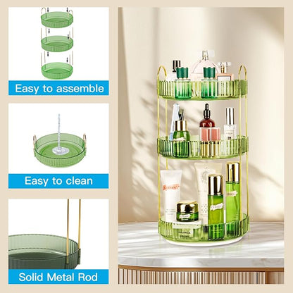 360 Rotating Makeup Organizer - Image 4