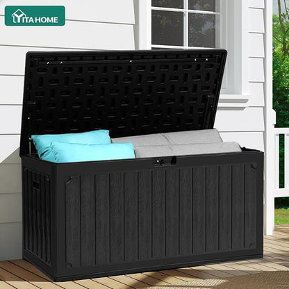 YITAHOME 90 Gallon Double-Wall Deck Box - Image 6
