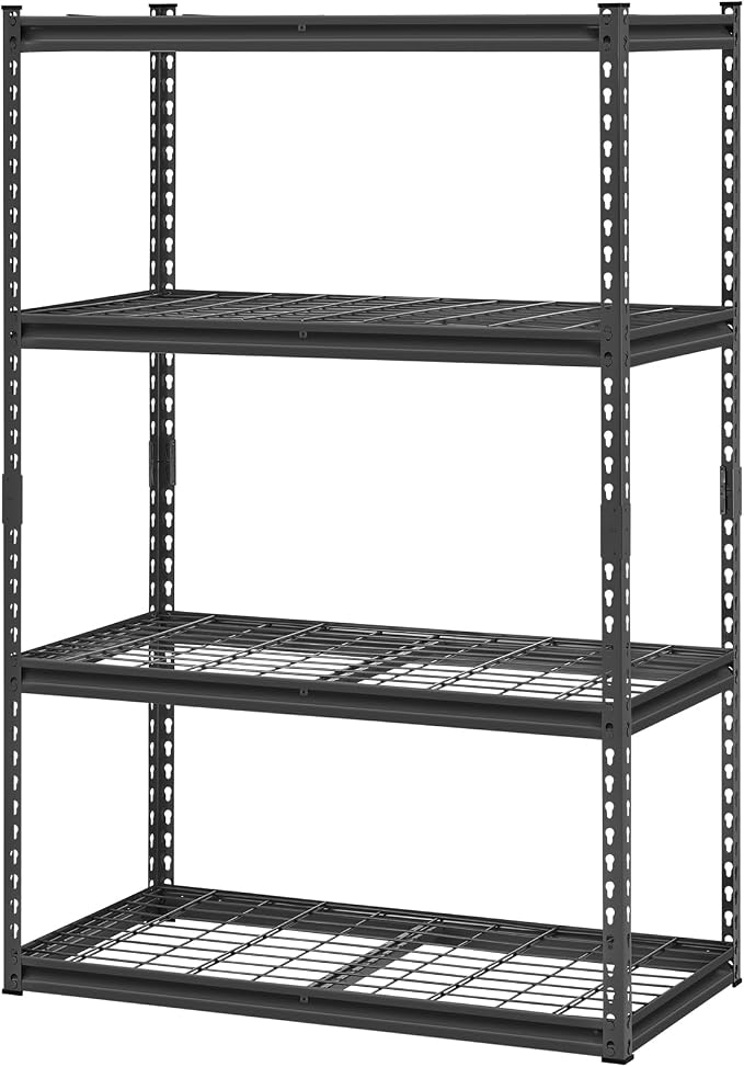 VEVOR Storage Shelves, 2400 lbs, 4 Tier Heavy Duty Garage Shelving, - Image 9