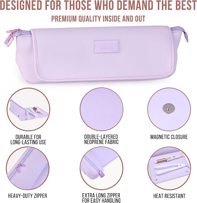 BAREFOOT CARIBOU Hair Tools Travel Bag and Heat Resistant Mat - Image 8