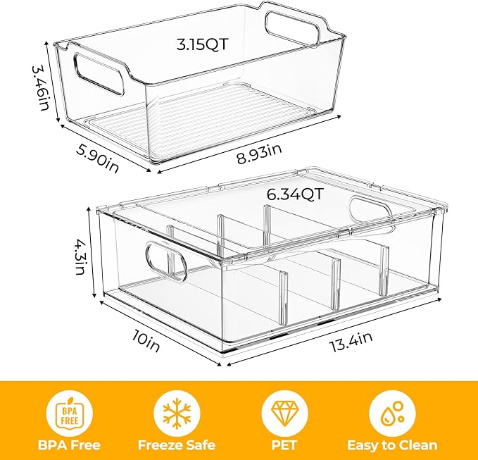 Refrigerator Organizer Bins - Image 2