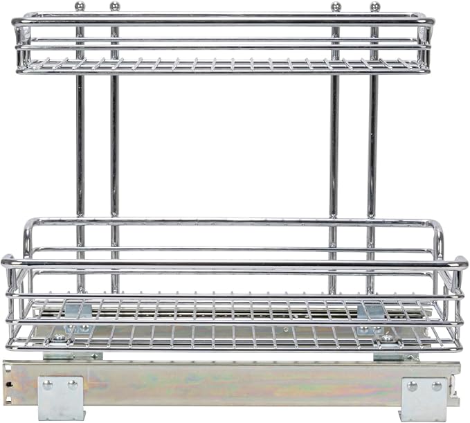 Household Essentials Glidez 2‑Tier Multipurpose Chrome‑Plated Steel - Image 11