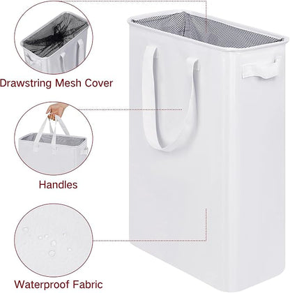 efluky Slim Laundry Basket, Narrow Laundry Hamper - Image 3