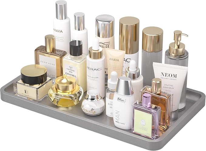Weenson Bathroom Vanity Tray for Countertop Decor Perfume Makeup Toiletries by Weenson